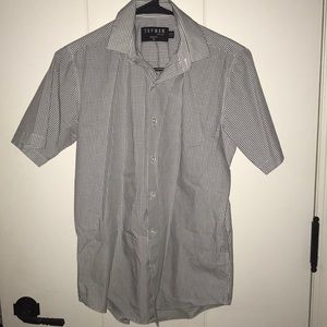 Brand new men TOPMAN shorts sleeve collard shirt